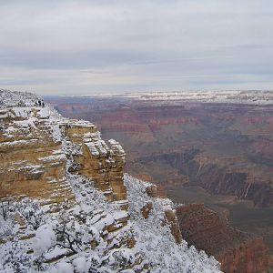 Snow at the Grand Canyon