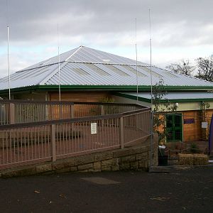 The new lorikeet landing exhibit at Edinburgh zoo