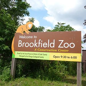 Brookfield Zoo - Entrance Sign