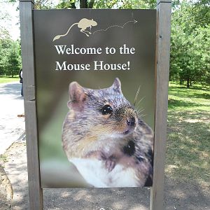Bronx Zoo - Mouse House Sign