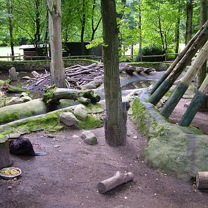 Beaver enclosure at Tierpark Neumuenster 2007