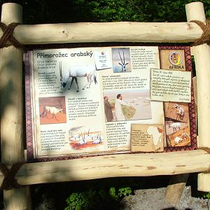 Signage example at Zlin, 28/05/10