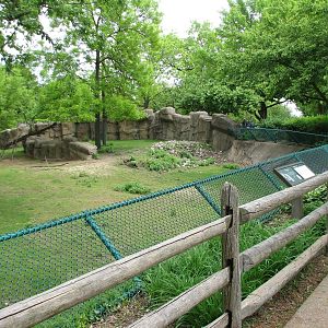 Antelope and Zebra Area - Sable Antelope Exhibit