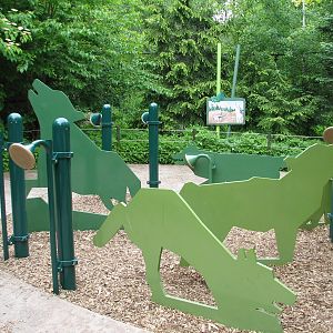 Childrens Zoo - Red Wolf Exhibit Howl Play Feature