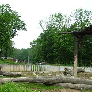 Elephant paddock at Ostrava, 29/05/10