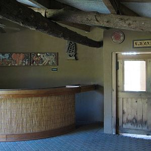 Habitat Africa! The Savannah - African Wild Dog Exhibit Viewing Shelter