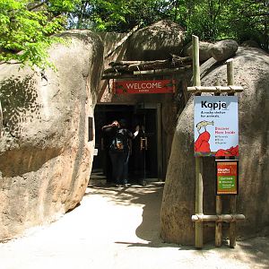 Habitat Africa! The Savannah - Kopje Exhibit Building Entrance