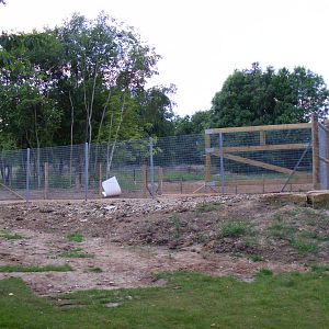 Rear hardstanding at Wanyama Reserve at Chessington Zoo, 25 June 2010