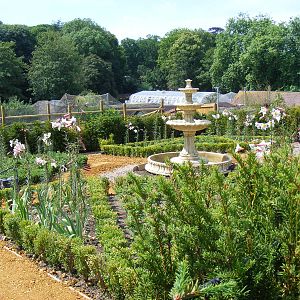 New formal garden at Marwell Wildlife, 27 June 2010