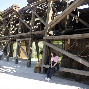 American Red Squirrel exhibit at Hannovers Yukon Bay.