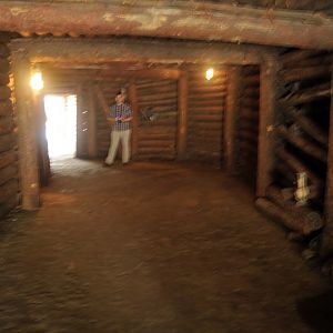 Mine-entrance at Hannovers Yukon Bay.