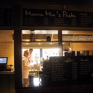 Pasta restaurant at Hannovers Yukon Bay.