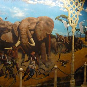 Mural in the Martin Jordan Room, Port Lympne Mansion