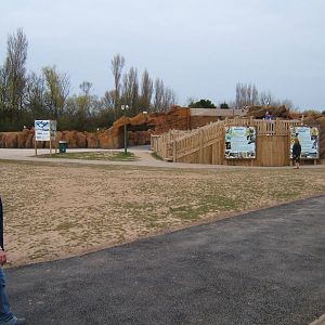 View of Sealion pool and Penguin pool