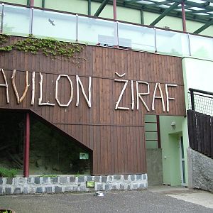 Giraffe House entrance at Olomouc 30/05/09