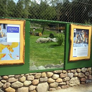 New Tigerenclosure at Lüneburger Heide.