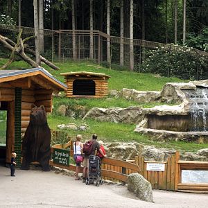 Bear / Wolf-Enclosure at Lüneburger Heide.