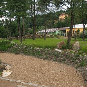 Enclosure for giraffe and greater kudu
