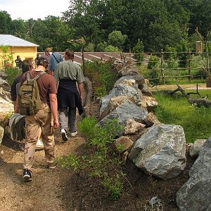 Enclosure for giraffe and greater kudu