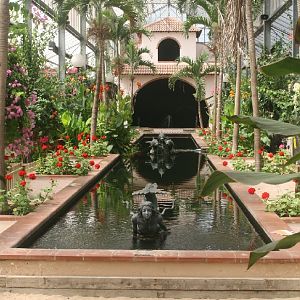 Inside the conservatory