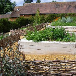 Kitchen garden at Marwell Wildlife, 11 July 2010