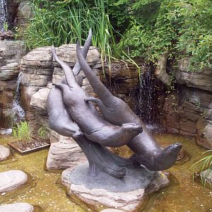 Otter Statue.
