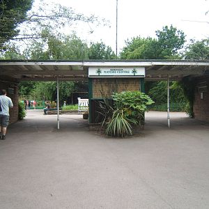 The old Birmingham Zoo entrance in the middle of the Nature Centre