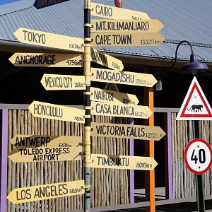 Africa! - Village Direction Signs
