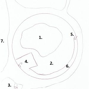Kolmården Wildlife Park - Snow leopard enclousure map