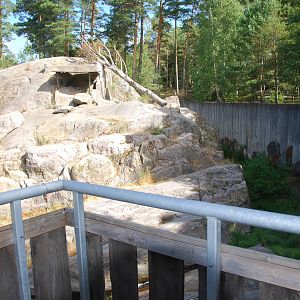 Kolmården Wildlife Park -Snowleopard enclosure