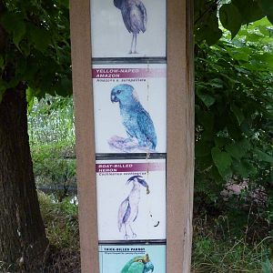 South America - Walk-Through Aviary Signage