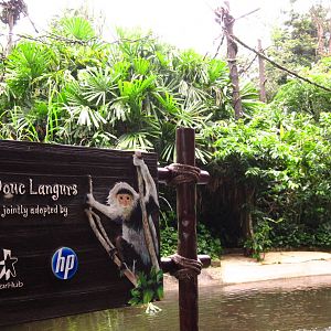 Douc Langur adoption plaque