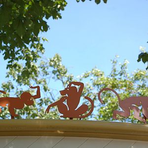 Detail Winkel van Sinkel near the old entrance