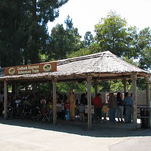 Rides Area - Outback Express Train Depot