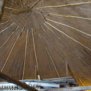 African Village - Traditional East African Womans Dwelling Interior