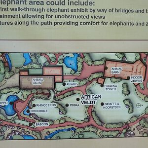 Section Of Zoo's Master Plan - African Veldt