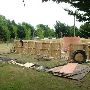 Construction at Wingham WP, 31/07/10