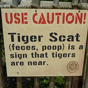Tiger Trek - Signage