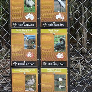 Waterlands birds/signage example