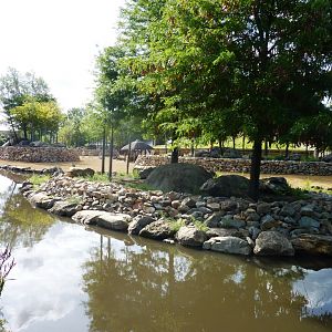 African Savannah exhibit Artis August 2010
