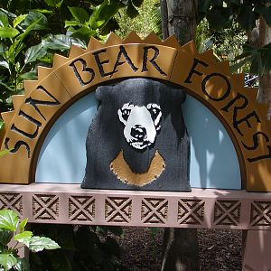 Sun Bear Forest - Sign