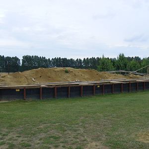 Prairie dog enclosure at Wingham Wildlife Park, 15 August 2010