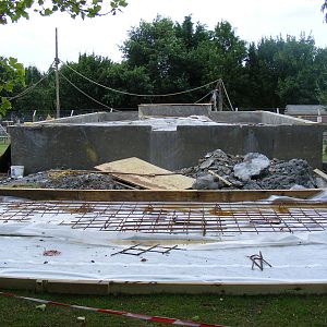 New penguin pool development at Wingham Wildlife Park, 15 August 2010