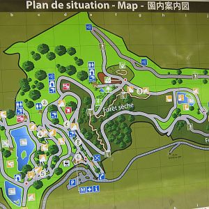 map of the Noumea Zoo