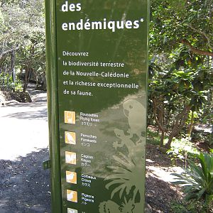 sign for the native area