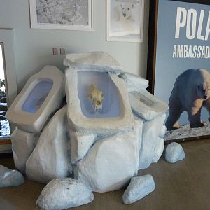 North American Living Museum -Polar Bear Signage