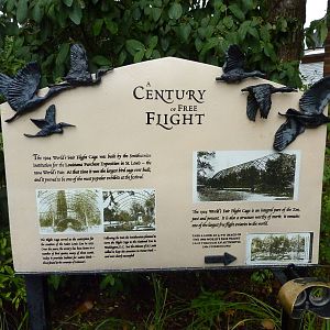 Cypress Swamp - 1904 Flight Cage - Signage