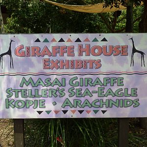 Giraffe House - Signage
