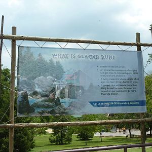 Glacier Run - Sign
