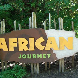 African Journey - Entrance Sign